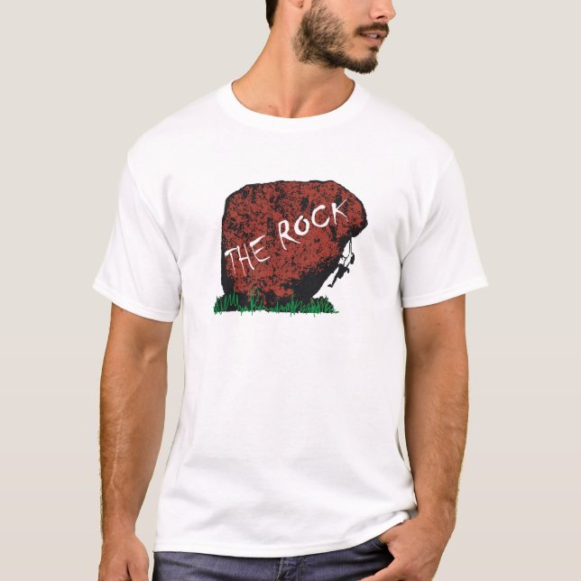The Rock Free Climbing T Shirt (Front)