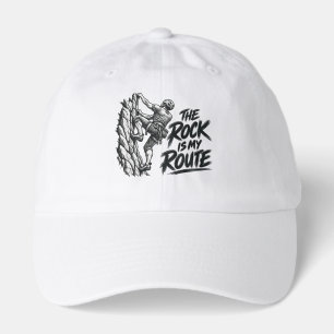 The Rock Is My Route – Rock Climbing Adventure Hat