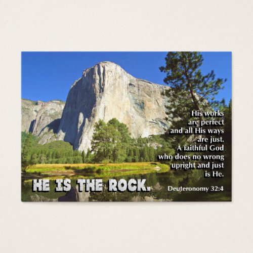 The Rock MINI Inspirational CARDS Business Card