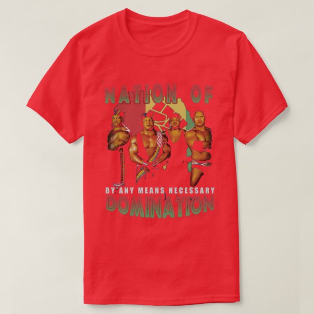 The Rock Nation Of Domination T-Shirt (Design Front)