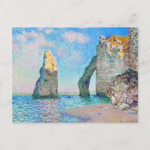The Rock Needle and the Porte d'Aval Claude Monet Postcard