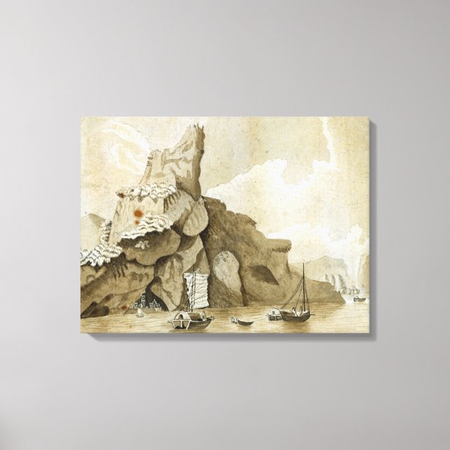 The Rock of Quang-Yin Canvas Print (Front)