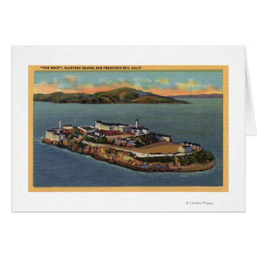 "The Rock," View of Alcatraz Island Cards (Front Horizontal)