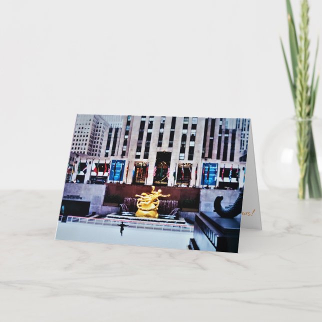 “The Rockefeller Center Concourse" Christmas Card (Front)