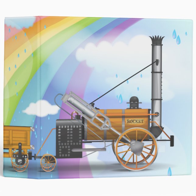 The Rocket 3 Ring Binder (Front/Spine)