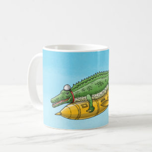The Rocket Croc Coffee Mug