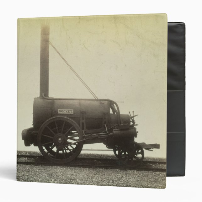 The 'Rocket' designed by George Stephenson (1781-1 3 Ring Binder (Front/Inside)