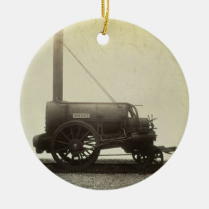 The 'Rocket' designed by George Stephenson (1781-1 Ceramic Ornament