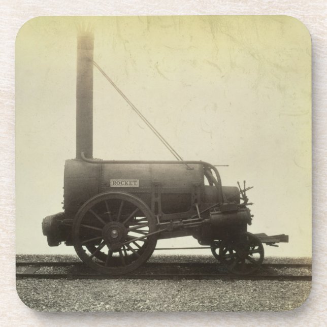 The 'Rocket' designed by George Stephenson (1781-1 Coaster (Front)