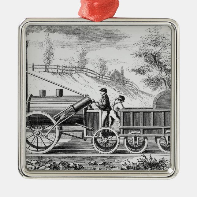 The 'Rocket' Metal Ornament (Front)