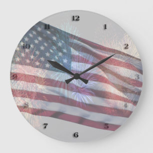 The Rockets Red Glare Wall Clock