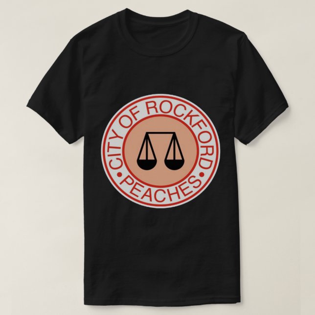 THE ROCKFORD PEACHES  AND SHIRT    (Design Front)