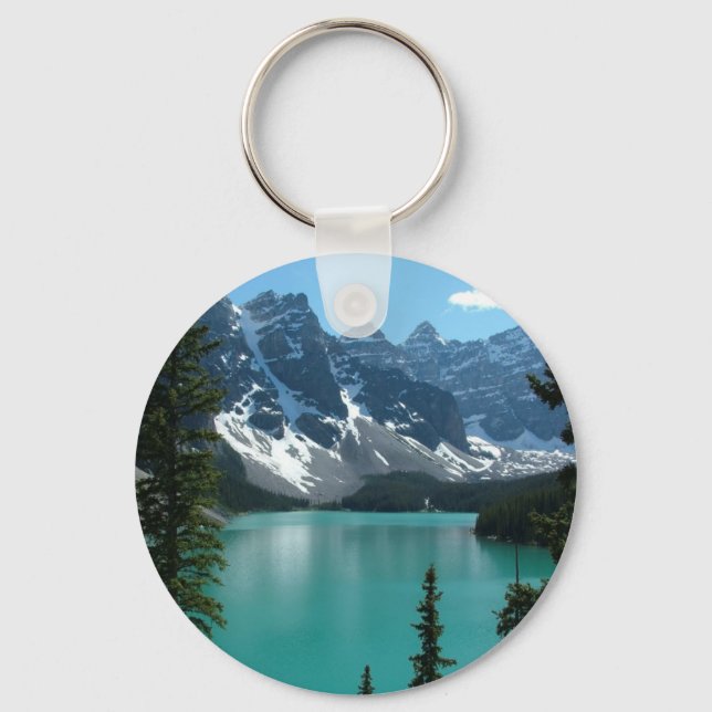 The Rockies - Moraine Lake Keychain (Front)