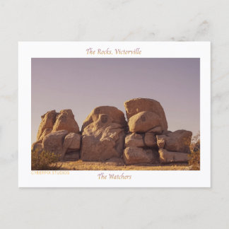 “The Rocks” Victorville Postcard
