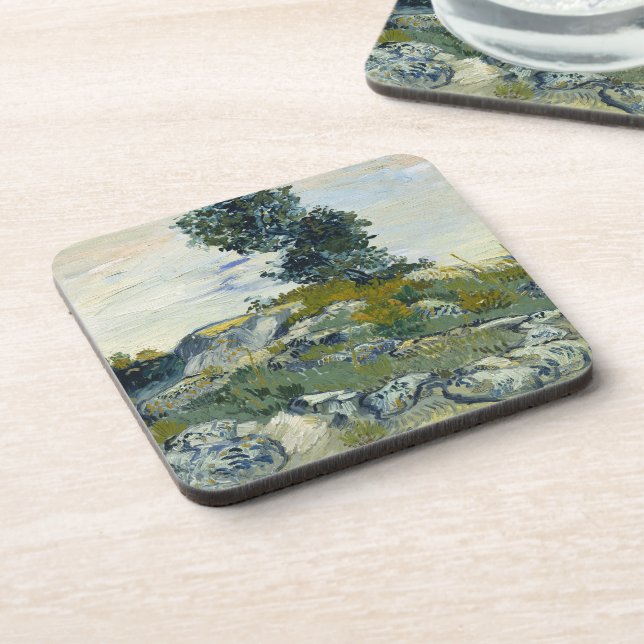 The Rocks Vincent van Gogh  Beverage Coaster (Left Side)