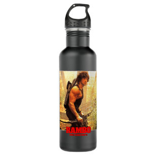 The Rocky  Actor For Fan Balboa  Poster Stainless Steel Water Bottle