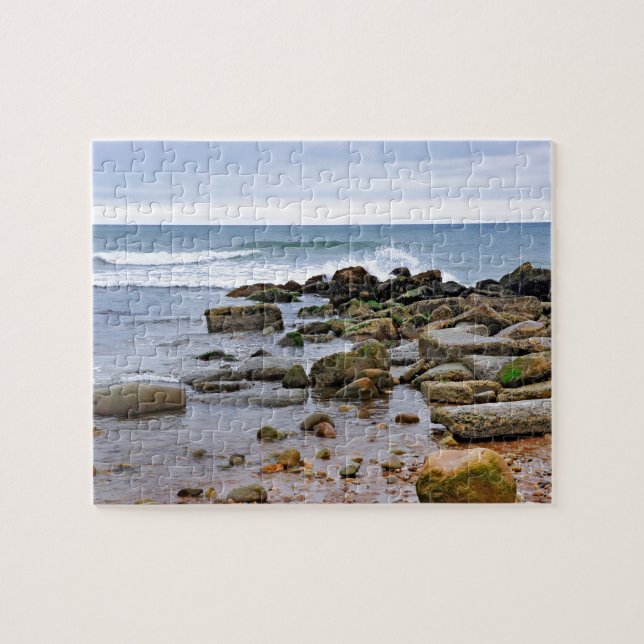 The Rocky Beaches of Montauk, Long Island, NY Jigsaw Puzzle (Horizontal)