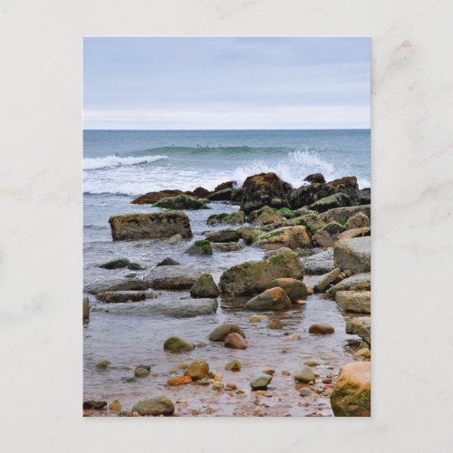 The Rocky Beaches of Montauk Long Island NY Postcard