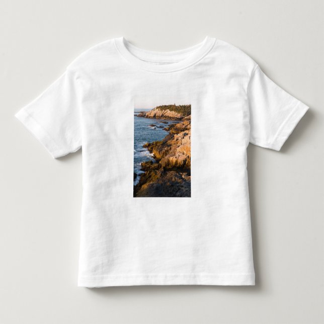The rocky coast of Isle au Haut in Maine's Toddler T-shirt (Front)
