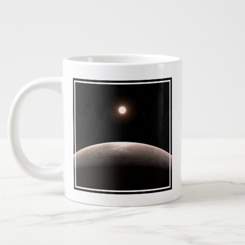 The Rocky Exoplanet Lhs 475 B And Its Host Star Giant Coffee Mug