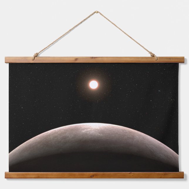 The Rocky Exoplanet Lhs 475 B And Its Host Star. Hanging Tapestry (Front)