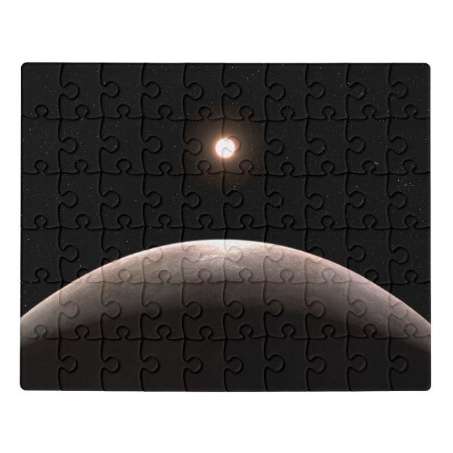 The Rocky Exoplanet Lhs 475 B And Its Host Star. Jigsaw Puzzle (Puzzle Horizontal)