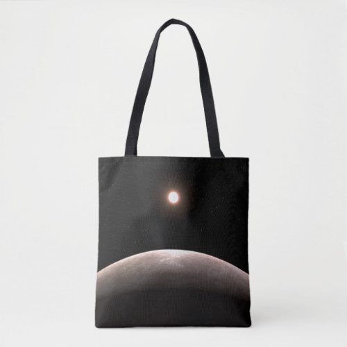 The Rocky Exoplanet Lhs 475 B And Its Host Star Tote Bag