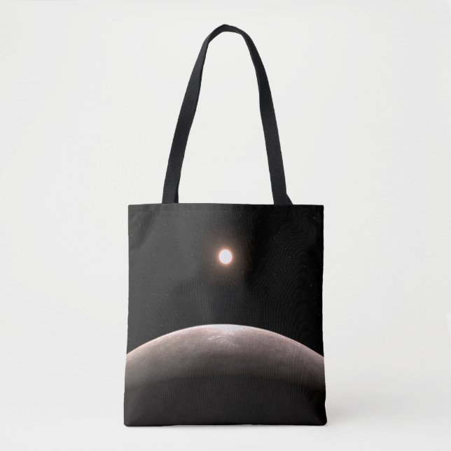 The Rocky Exoplanet Lhs 475 B And Its Host Star. Tote Bag (Front)