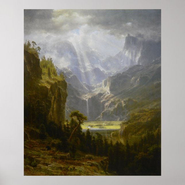 The Rocky Mountains, Lander’s Peak (1863) Poster (Front)
