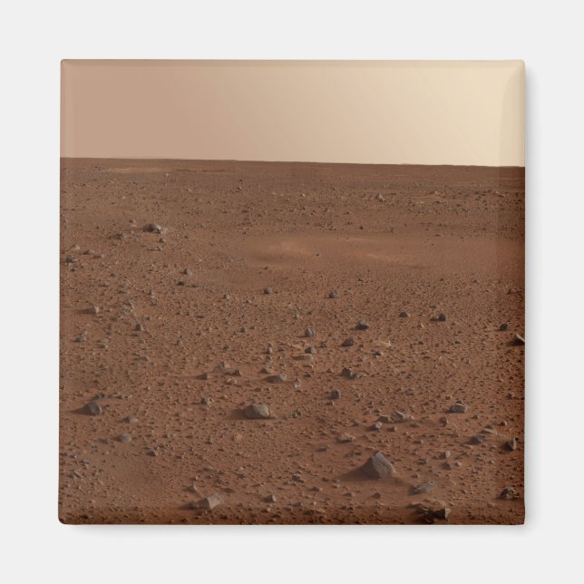 The rocky surface of Mars Magnet (Front)