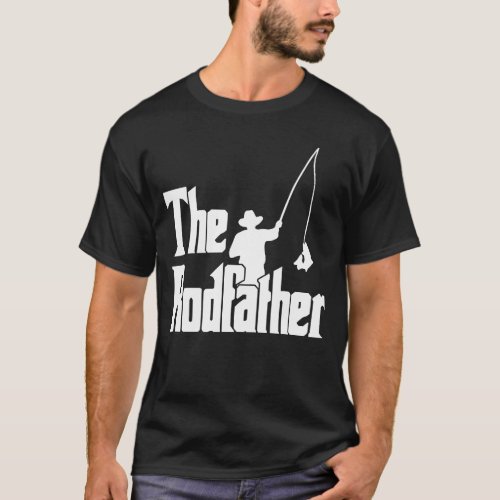 The Rod Father _ God Father Fishing T_Shirt