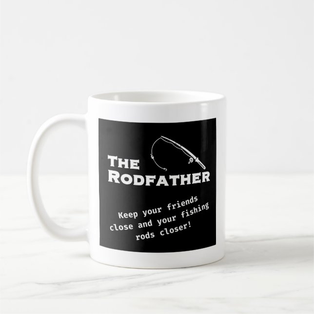 THE RODFATHER Fishing Fanatics Coffee Mug (Left)