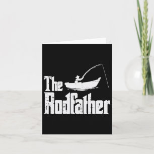 The Rodfather Fun Fishing Fathers Day Movie Pun Da Card