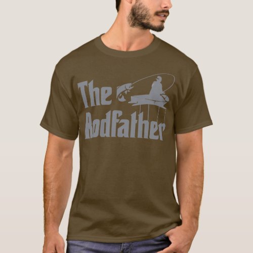 The Rodfather Funny Fishing Gift for Fisherman 4 T_Shirt