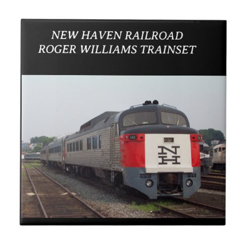 The Roger Williams Train Set    Ceramic Tile