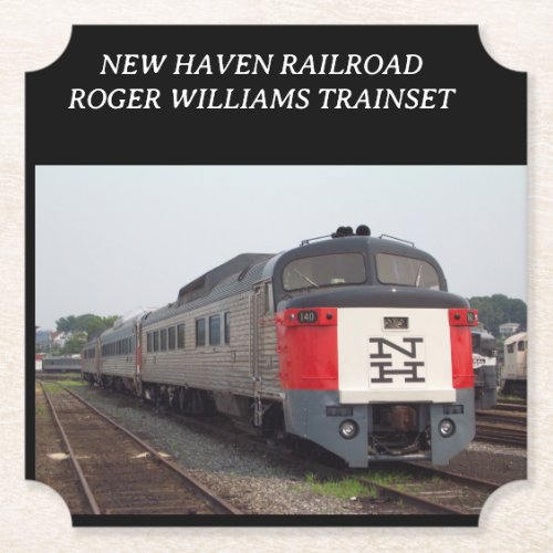 The Roger Williams Train Set   Paper Coaster