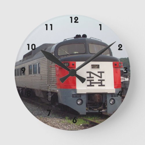The Roger Williams Train Set     Round Clock