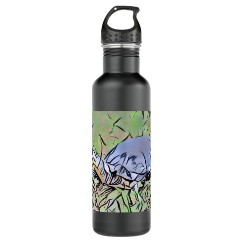  The Rogue Frog Illustration Stainless Steel Water Bottle