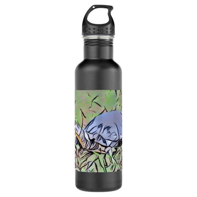  The Rogue Frog Illustration Stainless Steel Water Bottle (Front)