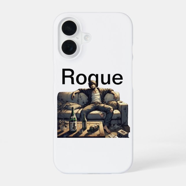 The Rogue Guy - Drunk Edition Iphone Case (Back)