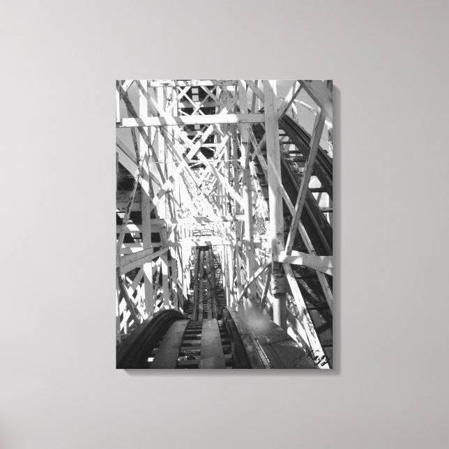 The Roller Coaster Canvas Print (Front)