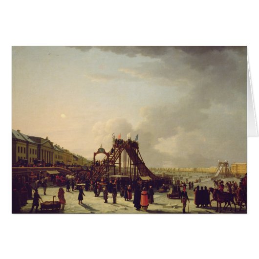 The rollercoasters on the Neva in St. Cards (Front Horizontal)