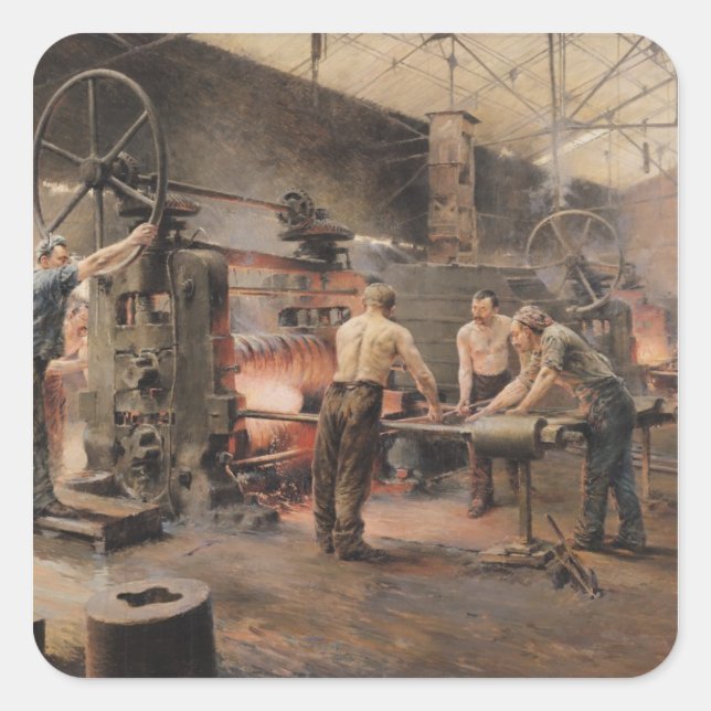 The Rolling Mill Square Sticker (Front)