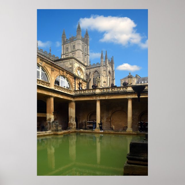 The Roman Baths, Bath. Poster (Front)
