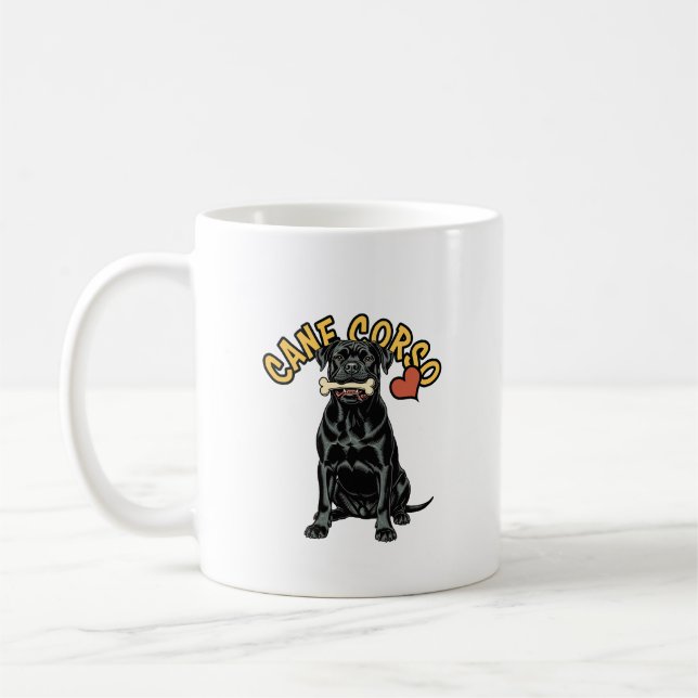 The Roman Bodyguard: Cane Corso "Guardian" Mug (Left)
