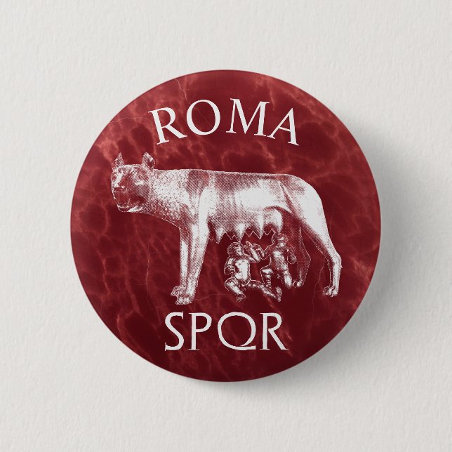 The Roman Capitoline Wolf Button (Front)