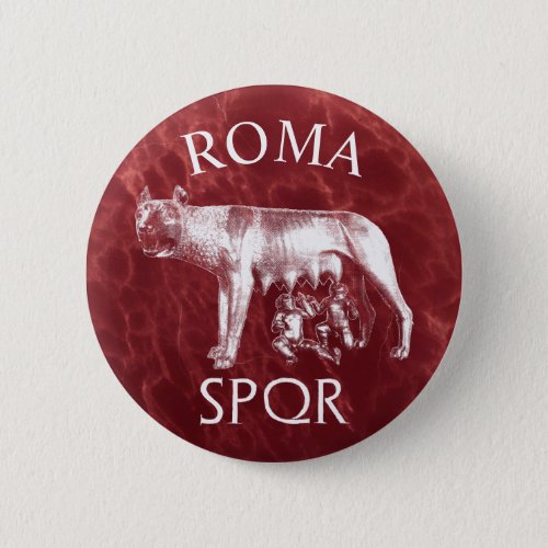 The Roman Capitoline Wolf Button