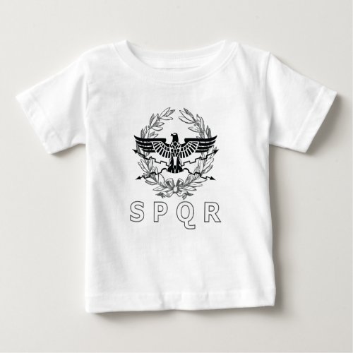 The Roman Empire SPQR Emblem Baby T_Shirt