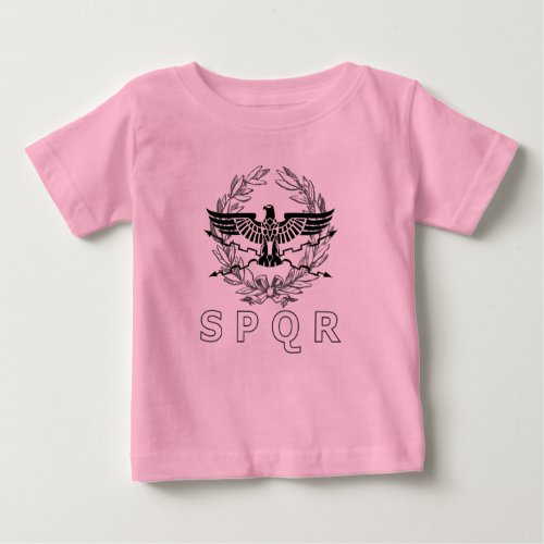 The Roman Empire SPQR Emblem Baby T_Shirt