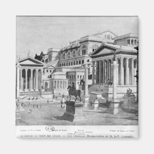 The Roman Forum of Antiquity Magnet (Front)